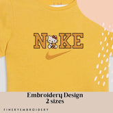 Nike and Hello Kitty 6 - Embroidery Design - FineryEmbroidery